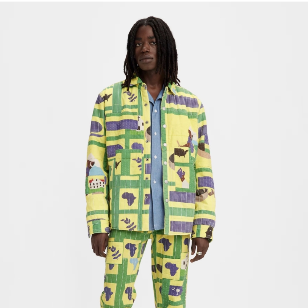 Levi's X Denim Tears Quilted Shacket Jacket XXL